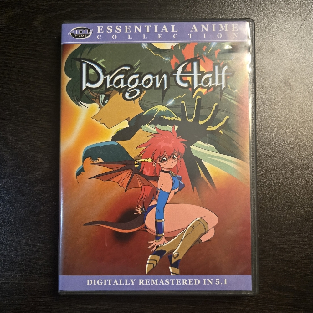 Dragon Half Anime(DVD, 2004) W/ Inserts & Registration Card, TESTED & WORKING